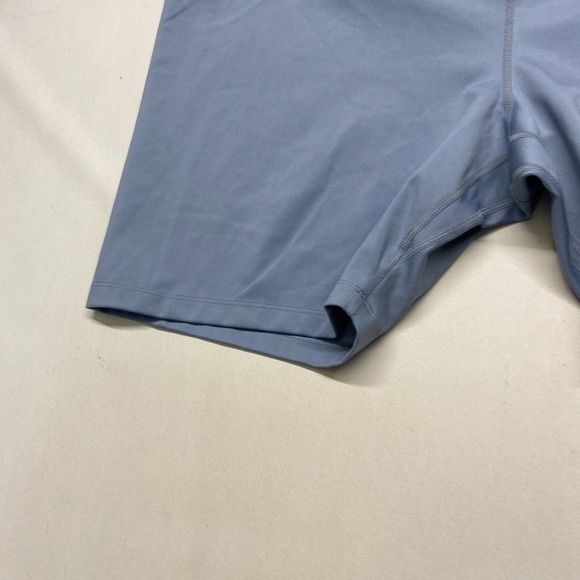 Nike Athletic Shorts 3X Womens Gray Dri Fit Stretch Logo Pull-On High Waist - Picture 3 of 15